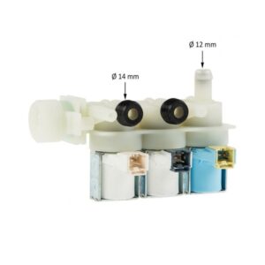 Βαλβίδα Πλυντηρίου Τριπλή  Φ12mm & Φ14mm ARISTON/INDESIT