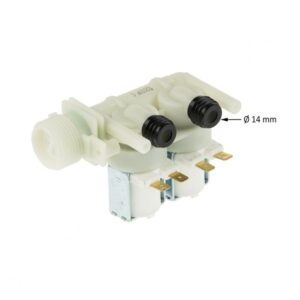 Βαλβίδα Πλυντηρίου Διπλή  Φ14mm ARISTON/INDESIT