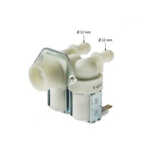 Βαλβίδα Πλυντηρίου Διπλή Ίσια Φ12mm UNIVERSAL