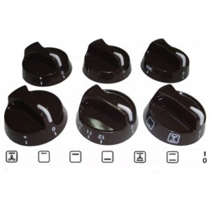 Κουμπιά Κουζίνας Γενικής Χρήσης Κοντό Λαιμό Σετ (6 τεμ.)