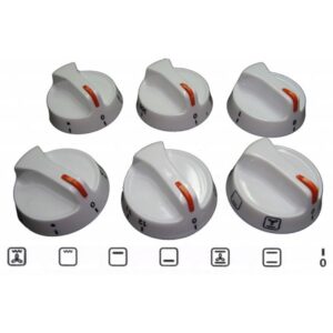 Κουμπιά Κουζίνας Γενικής Χρήσης Κοντό Λαιμό Σετ (6 τεμ.)