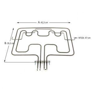 Άνω Αντίσταση - Γκριλ Φούρνου AEG/ELECTROLUX 1000+1900W ORIGINAL