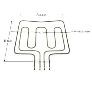 Άνω Αντίσταση - Γκριλ Φούρνου PITSOS 1100+1700W