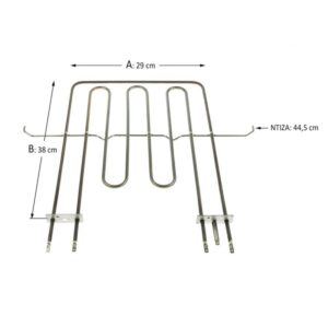 Άνω Αντίσταση & Γκριλ Φούρνου INDESIT 230 Volt-2500 Watt/128 Volt-556 Original Watt
