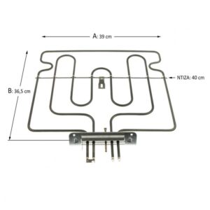 Άνω Αντίσταση & Γκριλ Φούρνου Συμβατή για MIELE 1300 + 1600 Watt