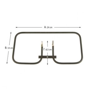 Αντίσταση Τοστιέρας συμβατή με SEB 800 Watt - 220 Volt (24 x 13 x 8,5 cm)