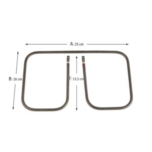 Αντίσταση Τοστιέρας PHILIPS 900 Watt - 110 Volt (25 x 16 x 13,5 cm)