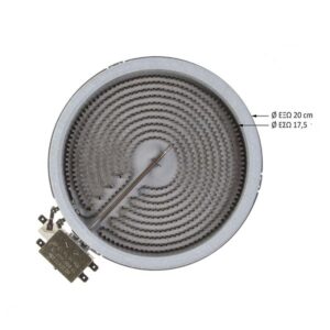 Εστία Κεραμική EGO Φ200mm-1800 Watt (Μονή)