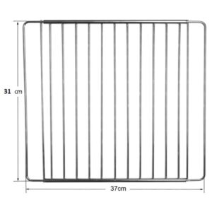 Σχάρα Φούρνου Κουζίνας Μεταβλητού Μεγέθους 32cm Πτυσσόμενη 37cm-64cm