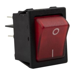 Διακόπτης On-Off Ι Μεγάλος Με Φως Κόκκινος Ιταλίας