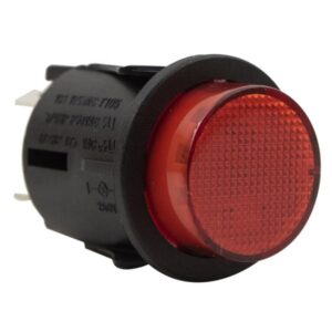 Διακόπτης On-Off I Στρόγγυλος Με Φως Κόκκινος