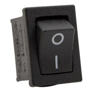 Διακόπτης On-Off Ι Μίνι Χωρίς Φως Μαύρος Πορτατίφ