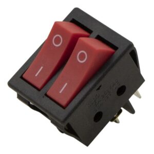 Διακόπτης On-Off II Μεγάλος Κόκκινος Με Γέφυρα Σόμπας