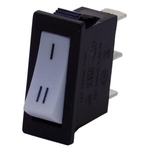 Διακόπτης On-On Ι Μεσαίος Λευκό Πλήκτρο